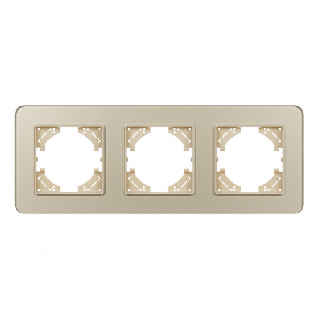 Arlight Рамка стеклянная FRM-OMALI-GS-3-GD (-)