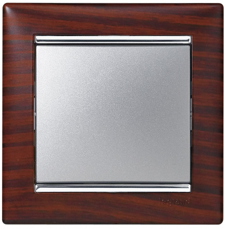 Legrand Valena Алюминий Выключатель 1-клавишный