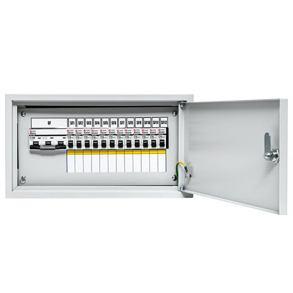 EKF Basic Щит осветительный ОЩВ  с автоматическими выключателями 3P 1x100A 1P 12x16A