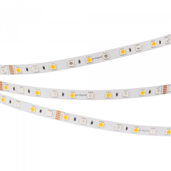 Светодиодная влагозащищенная лента Arlight 14,4W/m 60LED/m 5060SMD разноцветный/холодный белый 5M 034184
