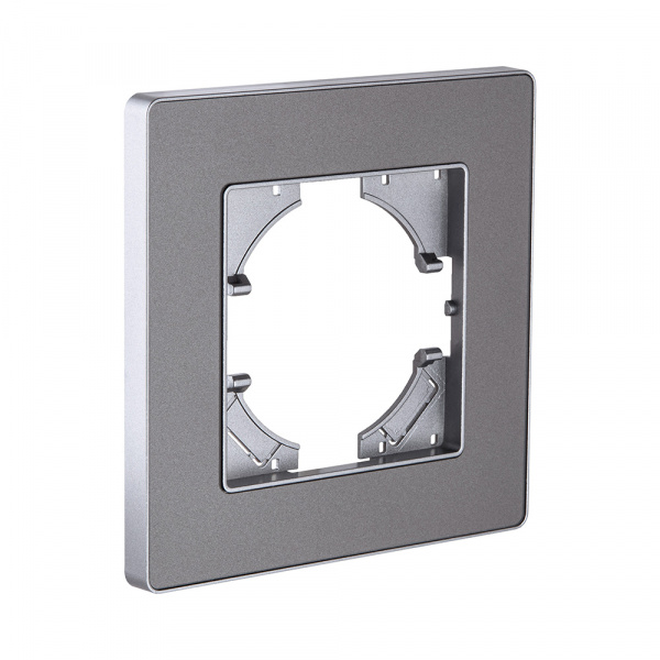 Рамка 1-постовая, серый Kollinger Eleganz Acryl EA1GY