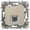 Legrand Etika Слоновая кость Розетка комп (RJ45) 5 категория  UTP
