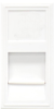 Donel Розетка DEC RJ45 UTP кат.5e, 1мод., бел. (22.5х45мм), DECF12W5