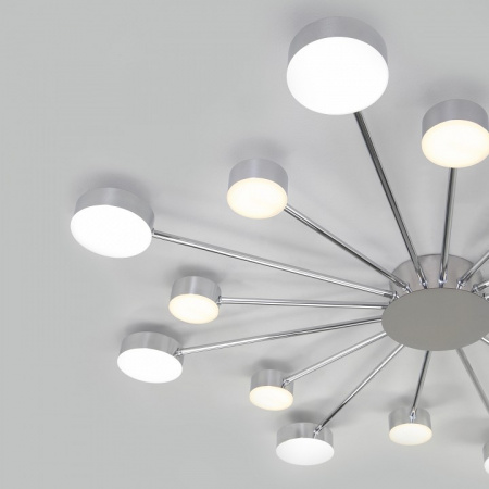 Потолочный светильник с пультом 90242/16 хром Eurosvet Nitrino