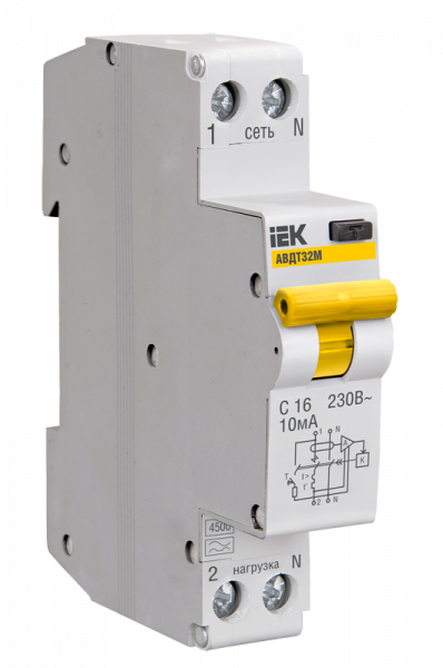 IEK KARAT Дифференциальный автоматический выключатель АВДТ 32 C6