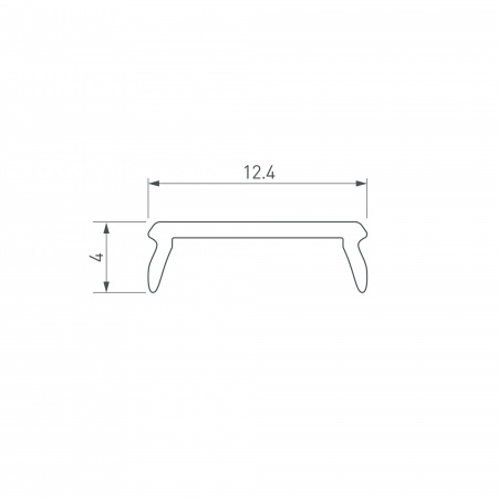 Экран INTER-E-3000 матовый для PDS, MIC (Arlight, Пластик)