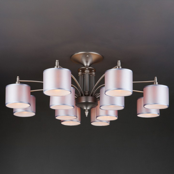 Классическая люстра 60080/12 сатин-никель Eurosvet Adagio Классическая люстра 60080/12 сатин-никель Eurosvet Adagio