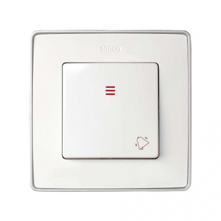 Simon 75 Мех Выключатель кнопочный с подсветкой