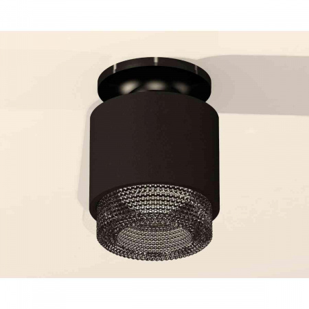 Комплект накладного светильника Ambrella light Techno Spot XS7511062 SBK/PBK/BK черный песок/черный полированный/тонированный (N7926, C7511, N7192)
