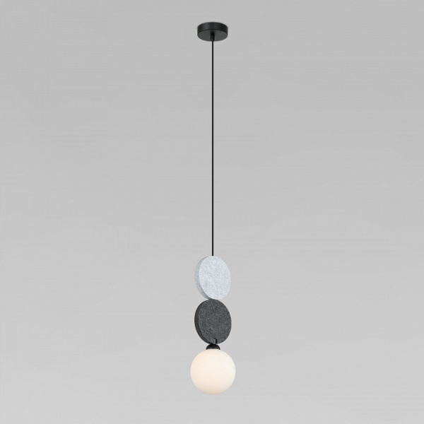 ПОДВЕСНОЙ СВЕТИЛЬНИК С ФЕТРОВЫМ ПЛАФОНОМ 40073/1 серый Eurosvet Olaf