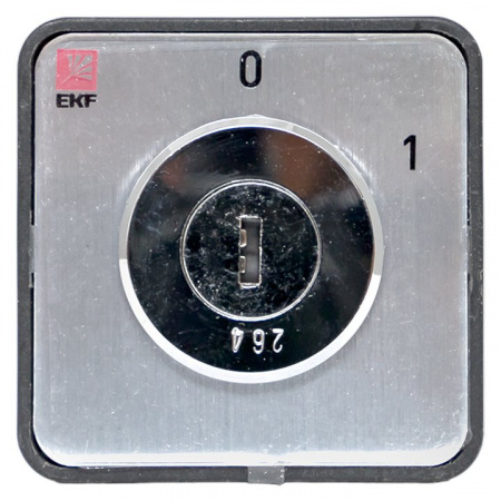 EKF PROxima Переключатель кулачковый ПК-1-112 25А 2P «0-1» с ключом