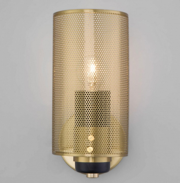 Настенный светильник в стиле лофт 70139/1 латунь Eurosvet Grino