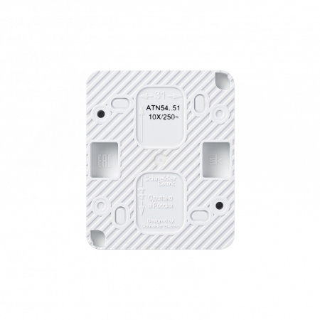 SE AtlasDesign Profi54 Наруж Белый Выключатель 2-клавишный 10 АХ IP54