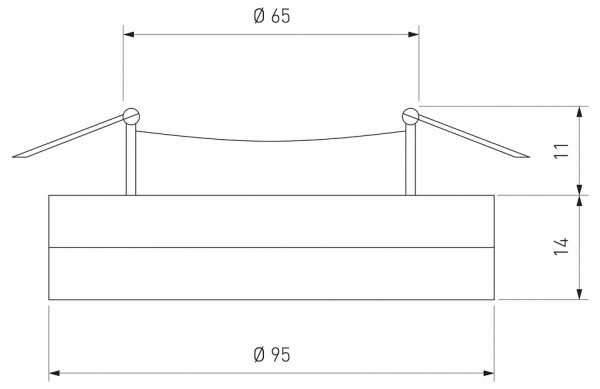 Точечный светодиодный светильник 8355 MR16 CL/WH прозрачный/белый Elektrostandard 8355 a049340