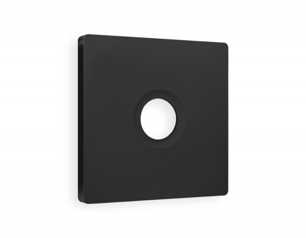 Лицевая панель ALFA (Черный матовый) для TV розетки QUANT AP8130