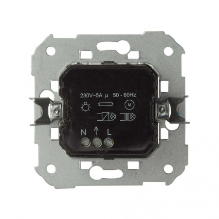 Simon 75 Мех Светорегулятор нажимной 40-500Вт 230V с подсветкой