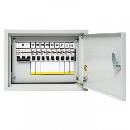 EKF Basic Щит осветительный ОЩВ с автоматическими выключателями 3P 1x63A 1P 9x16A