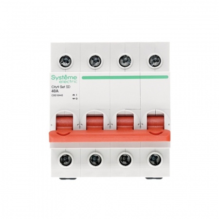 SE City9 Set Выключатель нагрузки (ВН) 4P 40А 400В