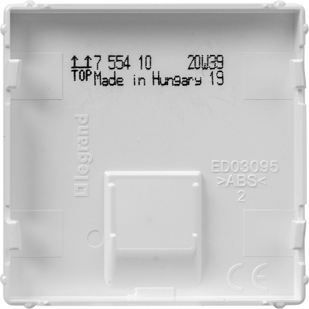 Legrand Valena LIFE Бел Накладка розетки ТЛФ/комп 1-ой