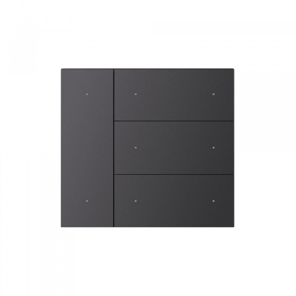 Arlight INTELLIGENT ARLIGHT Накладка панели KNX-23-4G-SUF Dark Grey (Backlight) (IARL, IP20 Металл, 2 года)