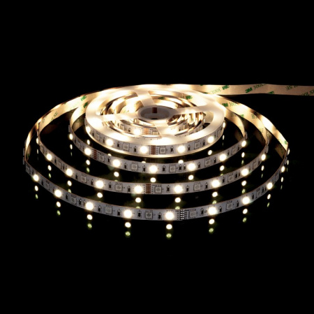 Светодиодная лента Лента светодиодная 24V 14,4W 60Led 5050+5050 IP20 MIX RGB/дневной белый, 5м Elektrostandard 24V 60Led 14,4W IP20 RGBW a053729