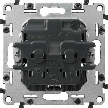Legrand Valena Мех IN'MATIC Розетка с/з, безвинт.зажим