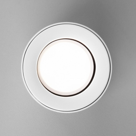 Накладной акцентный светильник белый DLN116 GU10 Elektrostandard Ogma a050672