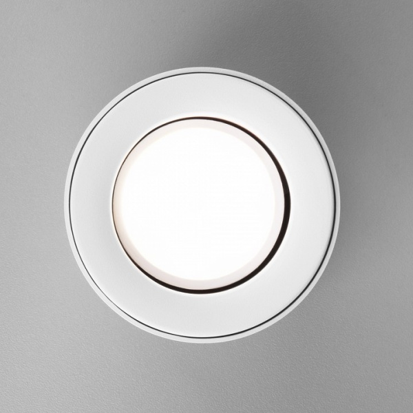 Накладной акцентный светильник белый DLN116 GU10 Elektrostandard Ogma a050672