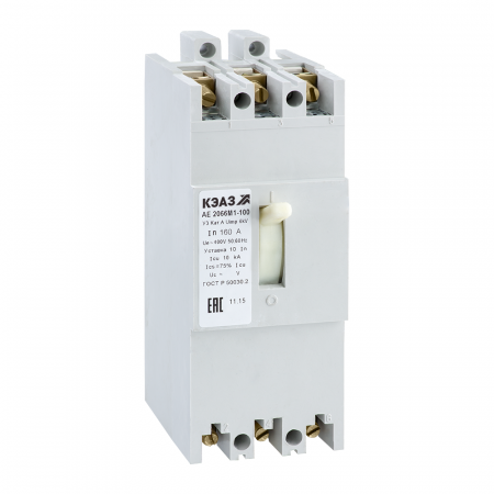 КЭАЗ Выключатель автоматический АЕ2063М1-100-160А-10Iн-400AC-У3