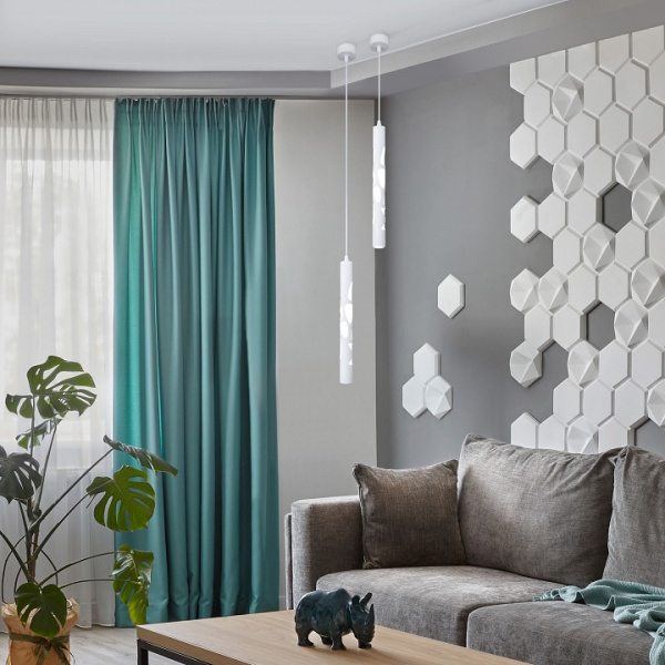 Подвесной светодиодный светильник DLR037 12W 4200K белый матовый Eurosvet DLR037 12W 4200K