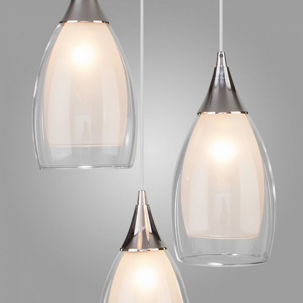 Подвесной светильник с плафонами 50085/3 хром Eurosvet Cosmic