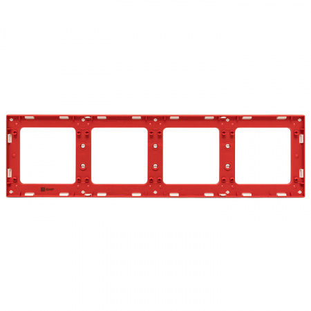 EKF PROxima Стокгольм Белый Линия красная Рамка 4-ая