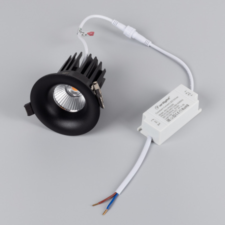 Arlight Светильник MS-FOGGY-BUILT-R86-10W Warm3000 (BK, 36 deg, 230V) (IP54 Металл, 5 лет)