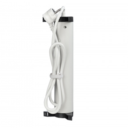 Legrand Revolution Комфорт Бело-черный Удлинитель 4x2К+З с выкл., кабель 1,5м, плоские розетки, фиксируемый поворотный блок