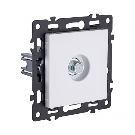 Розетка TV, белый Kollinger Asthetik AS-020WH