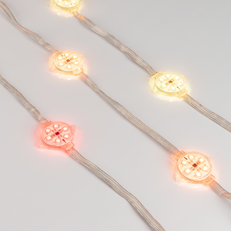 Arlight Модуль управляемый VISOR-SPI-5060-6-24V RGB 120deg (D40x12mm, 1.5W, IP68) (Герметичный)