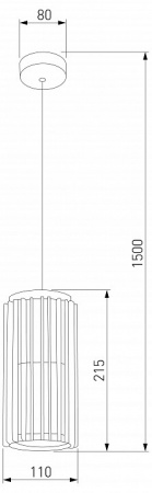 Светильник садово-парковый со светодиодами Entero черный 35189/H черный Elektrostandard Entero a070267