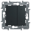Legrand Etika Антрацит Светорегулятор нажимной, 400Вт