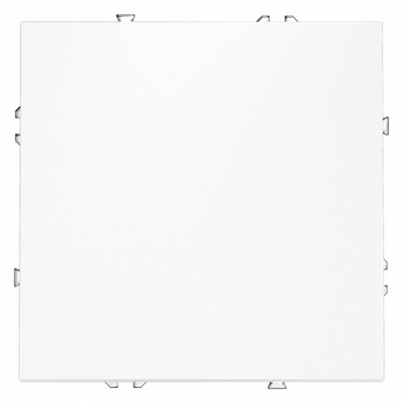 Выключатель с самовозвратом встраиваемый VOLTUM S70 одноклавишный 10А, (белый матовый)