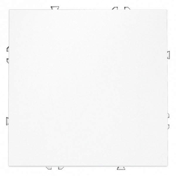 Выключатель с самовозвратом встраиваемый VOLTUM S70 одноклавишный 10А, (белый матовый)