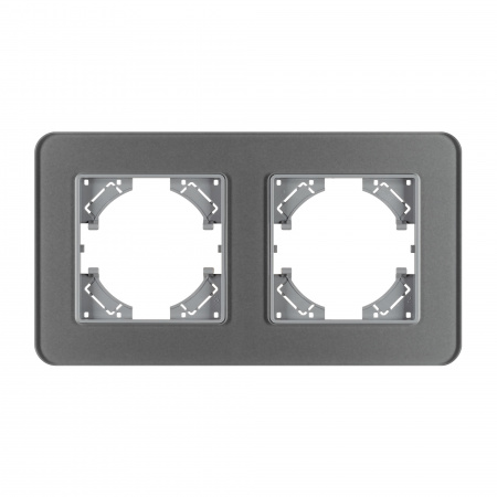 Arlight Рамка стеклянная FRM-OMALI-SFGS-2-GR (-)