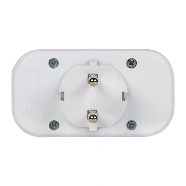 EKF PROxima Разветвитель 2 гн. с/з плоский 16А 250B