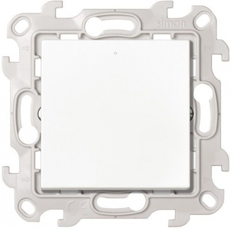 Simon 24 Harmonie Кнопочный выключатель с подсветкой 10A 250В~ белого цвета