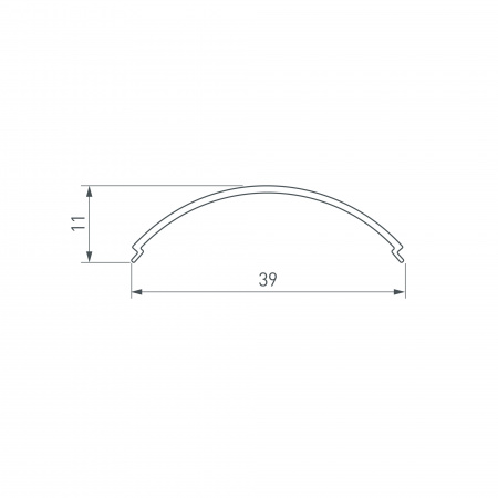 Arlight Экран SL-KANT-H30-3000 ROUND OPAL (Arlight, Пластик)