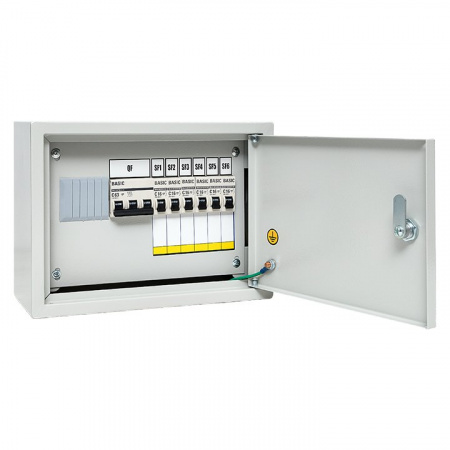 EKF Basic Щит осветительный ОЩВ с автоматическими выключателями 3P 1x63A 1P 6x16A