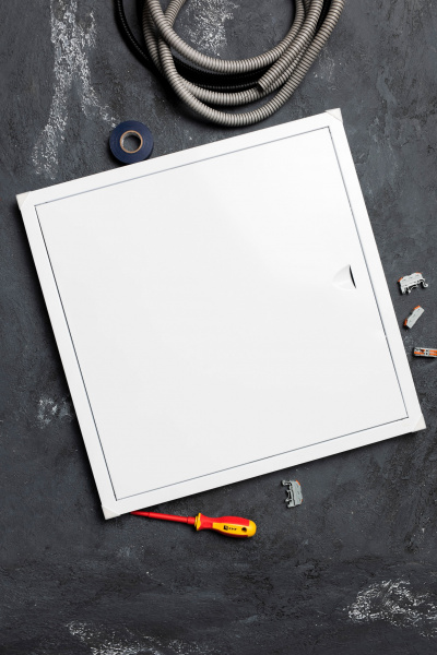 EKF Basic Люк ревизионный металл 500х500 (ШхВ внутр.)