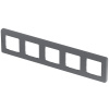 Legrand INSPIRIA Дымчатый Рамка - 5 постов