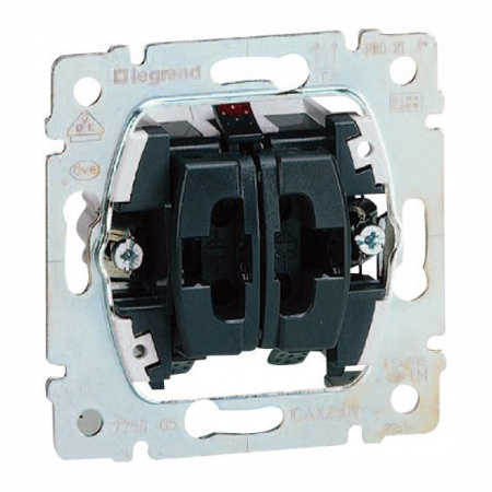 Legrand PRO 21 Мех Выключатель 2-х клавишный