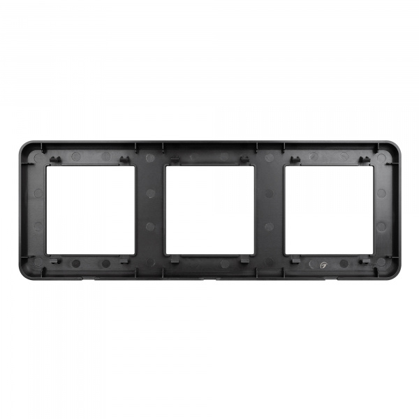 Рамка пластиковая FRM-VERSA-PL-3-BK (Arlight, -)