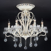 Люстра с хрусталем 12205/6 белый Eurosvet Etna